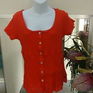 Soft Surroundings Scoop Ribbed Top